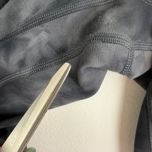 Lululemon Align Womens High Rise Diamond Tie Dye Dark Grey Crop 22" Leggings 12 - Picture 9 of 9